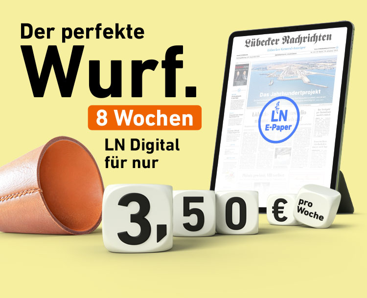 Der perfekte Wurf. 8 Wochen LN Digital für nur 3,50 € pro Woche.